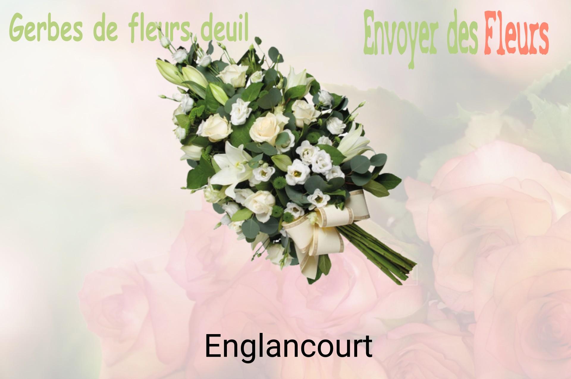 Gerbe de fleurs de deuil livrée à Englancourt